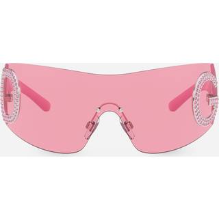 Dolce & Gabbana Kvinde DG2298B 05/84 Solbriller Metal Rosa Rosa Pillow Normal