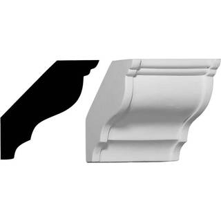 Ekena Millwork MDB04X04BX Koblingsst?bningsprofiler 4 5/8 """" W x 4 5/8 """" H White