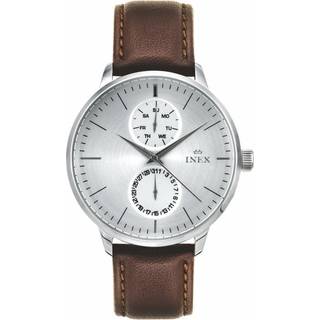 Mens Silver Ur til Herre Fra Inex A76198S4I