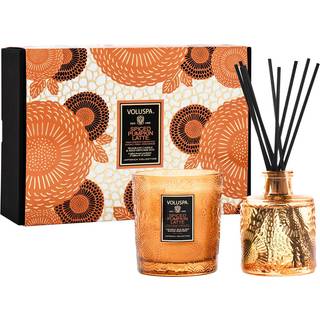 Voluspa Demi Candle And Diffuser Set Spiced Pumpkin Latte (142 g + 100 ml)