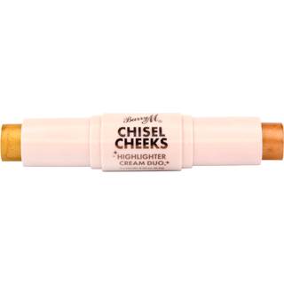 Barry M Chisel Cheeks Highlighter Cream Duo - Gold/Bronze