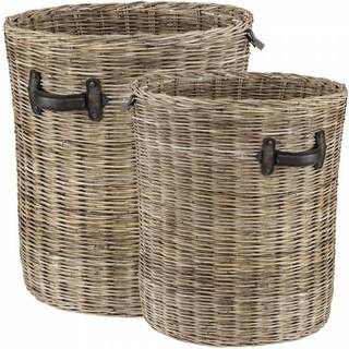 Artwood, Rund Kurv 2-pak Grey Lacak Artwood
