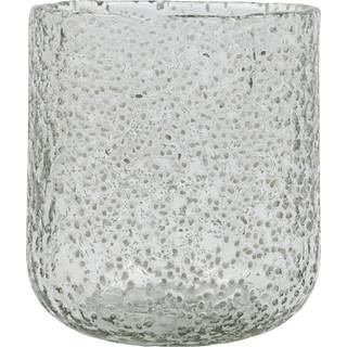 House Doctor Snow Fyrfadsstage 10 Cm - Lysestager Glas Klar - 204103032