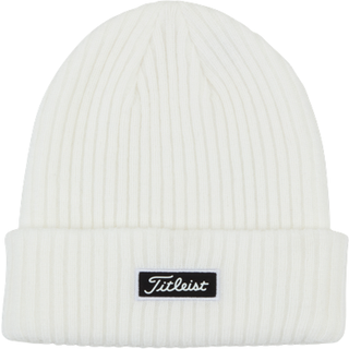 Titleist Charleston Strikket hue, hvid/sort