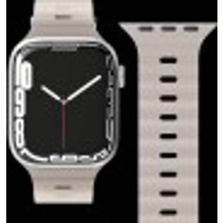 Vonmählen ocean urrem til Apple ur 38/40/41 mm cream farvet
