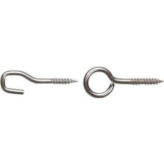 Krog og løkke 5-pak - Sølvfarvet