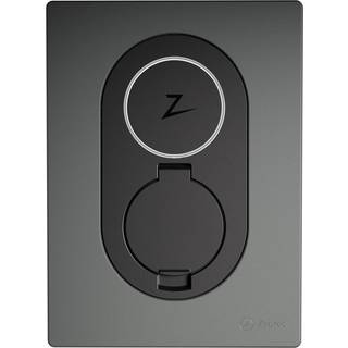 Zaptec Go ladestations Frontpanel, Rock grey ➞ På lager - klar til levering