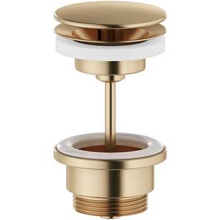 Damixa bundventil ø63mm 1 1/4" "altid åben" børstet messing pvd