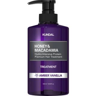 KUNDAL Honey & Macadamia Amber Vanilla Intensiv fugtende behandling Til skadet hår 500 ml - 500 ml