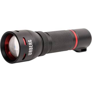 Urberg Flashlight Zoom LED Black, OneSize