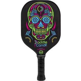 Vulcan | Paddle Candy Sugar Skull Pickleball Paddle | Hybrid ydeevne | Polypropylenkerne | USAP godkendt | Sukker kranium