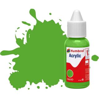 HUMBROL ACRYLIC DROPPER BOTTLE 14ML No 37 Bright Green Matt