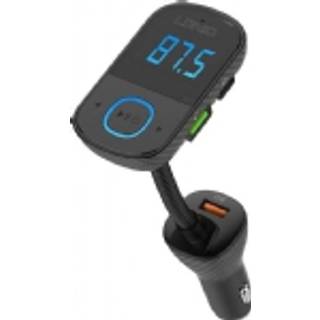 LDNIO - Bluetooth Transmitter FM + USB-C til Lightning-kabel - Sort/2USB/C705Q