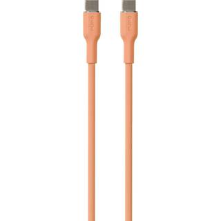 USB-C til USB-C Kabel - PURO Soft 1.5m - Lysegrøn