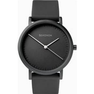 Sekonda In Colour Quartz Black Dial Black Silicone Strap Ladies Watch 40389