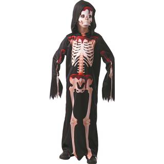 Blodigt skelet kostume til børn -Str. 134-140 cm.