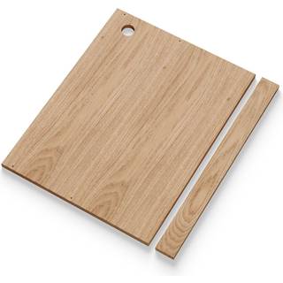 New Works Skrivebord - Hylder Finér Eg - 42020