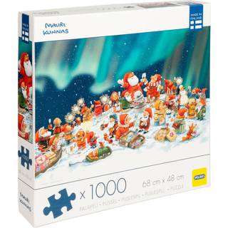 Peliko Mauri Kunnas Julepuslespil 1000 Brikker