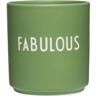 Design Letters Favourite Kop 25 Cl Fashion Colour Collection Fabulous - Kaffekopper Benporcelæn Grøn - 10101002GTENFABULOU