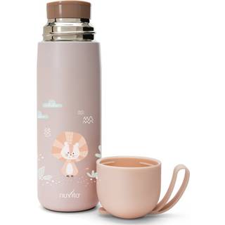 Nuvita 400 ml rustfri stål drikkeflaske PINK