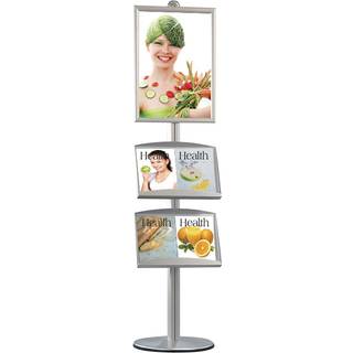 Multi Stander 3 - Enkeltsidet Med 2 Akrylhyler 25mm 1x70x100cm