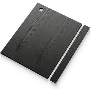 New Works Skrivebord - Hylder Finér Sort ask - 42021
