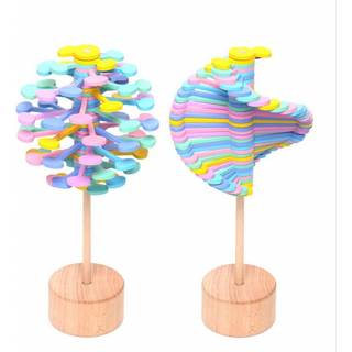 Lollipopter fidget spinning legetøj, pastelfarver