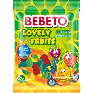 Bebeto Lovely Fruit Skumvingummier 80 g