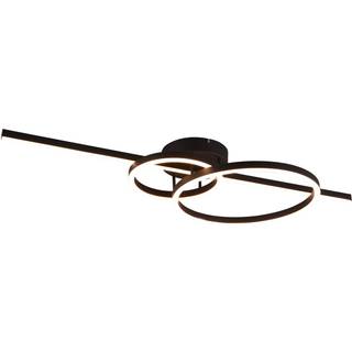 Montilla LED-loftlampe 3 lk, fjernbetjening, sort