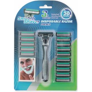 Premium engangsskrabere Mr 21st - glat barbering, ergonomisk greb