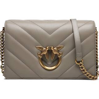 Pinko Love Click Classic Crossover taske taupe
