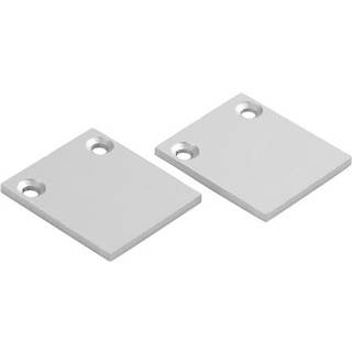 Endedæksel lean høj aluminium 2 stk