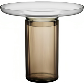 Ensemble vase 22 cm, brown/grey