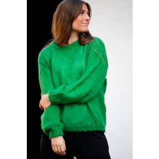 Noella Delta Strik Sweater Grass Green