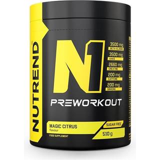 Nutrend - N1 Pre-Workout, Magic Citrus - 510gNutrend - N1 Pre-Workout, Magisk Citrus - 510g