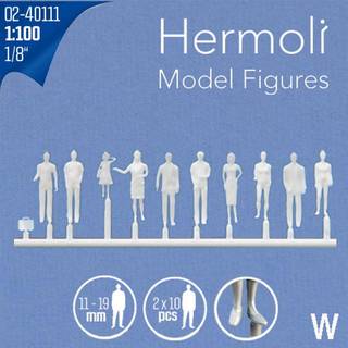 Hermoli stående figurer 1:100