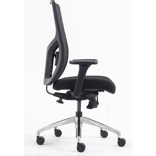 Kontorstol Ekoflex 510, Sort med armlæn