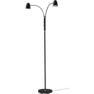 AH Belysning Koster sort gulvlampe med 2 arme