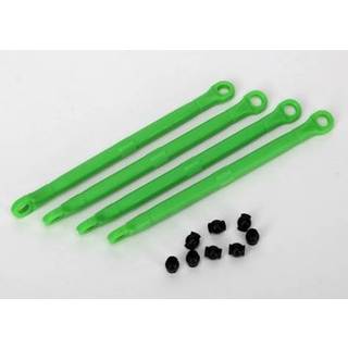 Traxxas 7138G Toe link, front & rear (molded composite) (green) (4)/ hollo
