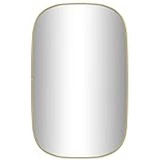 vægspejl 80x50 cm guldfarvet