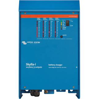 Batterioplader Victron Skylla-i, 230 V, 24 V, 100 A / time, med 2 udgange, for forbrugsbank + startbank, uden ladekabel