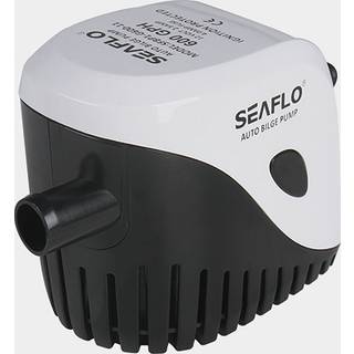 Nedsænkelig elektrisk lænsepumpe SEAFLO 11-1100 GPH (69 liter / minut), 12V, automatisk driftstart, med niveauføler