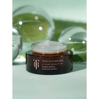 True Botanicals - Natural Facialist Peel i hjemmet | Ikke-giftig grusomhedsfri | Skrælende ansigtsmaske | Exfolier hydrat beroliger nærer hud |