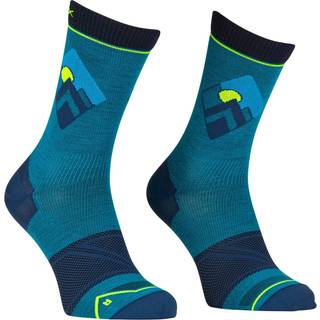 Ortovox Alpine Light Comp Mid Socks Merinosokker Herrer størrelse 45-47 farve blå