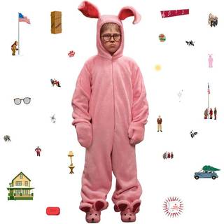 V?relseskammerater En julebarskab Ralphie Bunny Suit Giant Peel and Stick Wall Decals RMK5409Gm