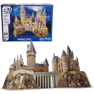 4D Build Harry Potter Hogwarts Castle 3D Puzzle Model Kit 209 PCS | Harry Potter Gifts Desk Decor | Bygning af leget?j | 3D -g?der til voksne og