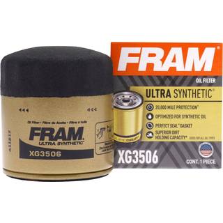 Fram ultra syntetisk biludskiftning af oliefilter designet til syntetiske olie?ndringer, der varer op til 20 km xg3506 med Suregrip (pakke p? 1)