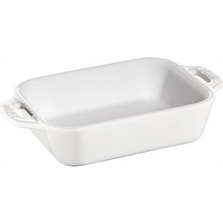 STAUB Staub rektangulært ovnfast fad 25x40 cm Hvid
