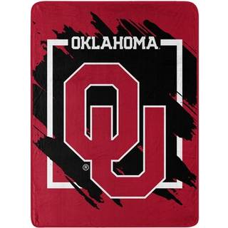 Nordvest Firmaet Oklahoma Sooners T?ppe 46x60 Micro Raschel Dimensional Design Valset