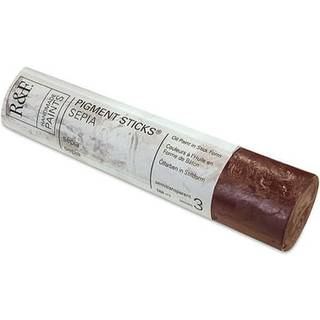 R&F Håndlavede maling - Professionel oliepigment Stick Sepia 188 ml